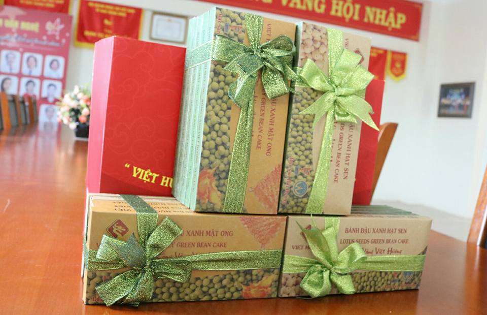 Banh dau xanh mat ong tai Hai Duong