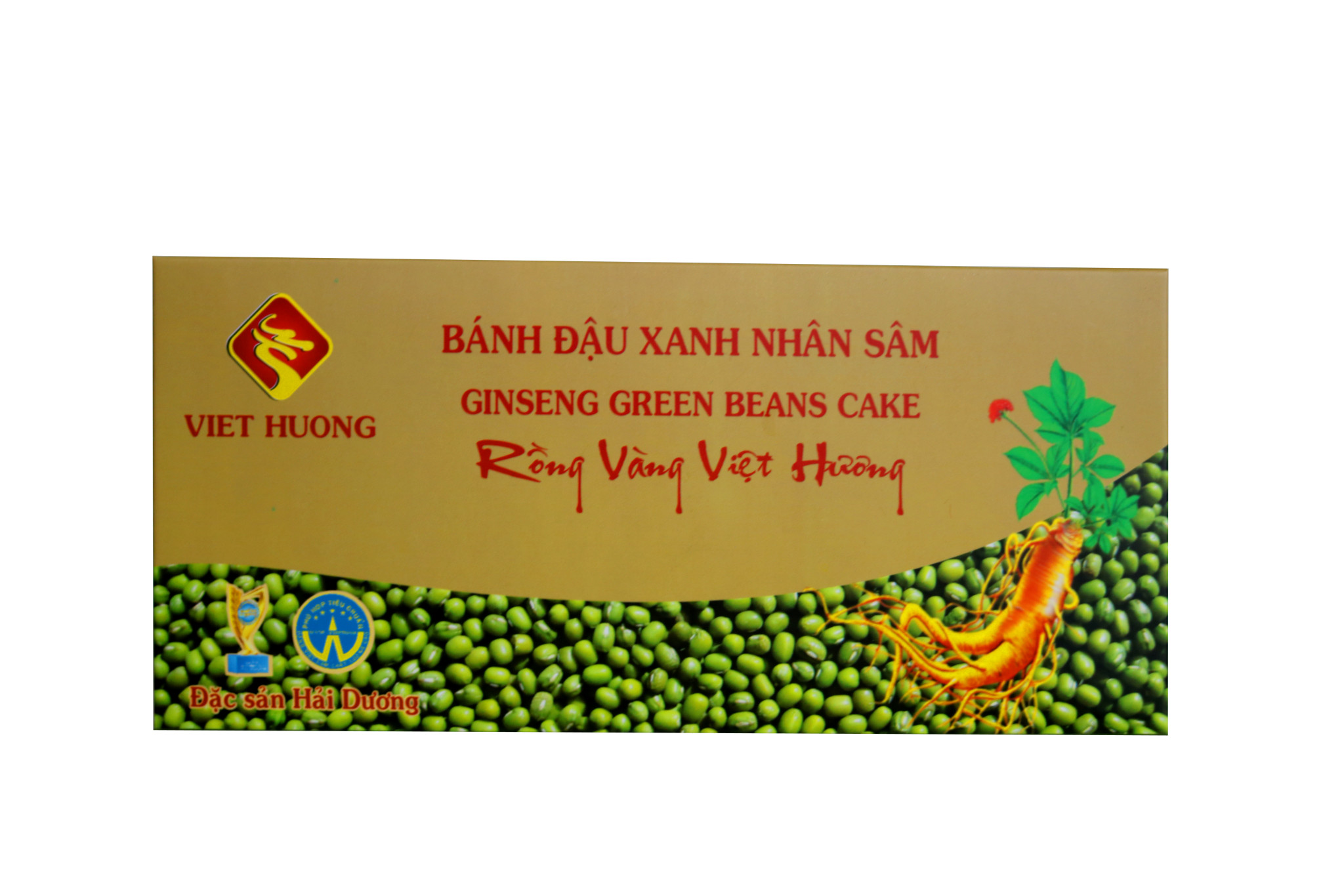 Banh dau xanh nhan sam