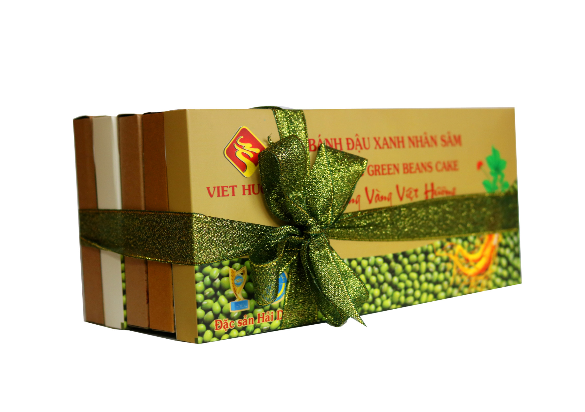 Banh dau xanh nhan sam