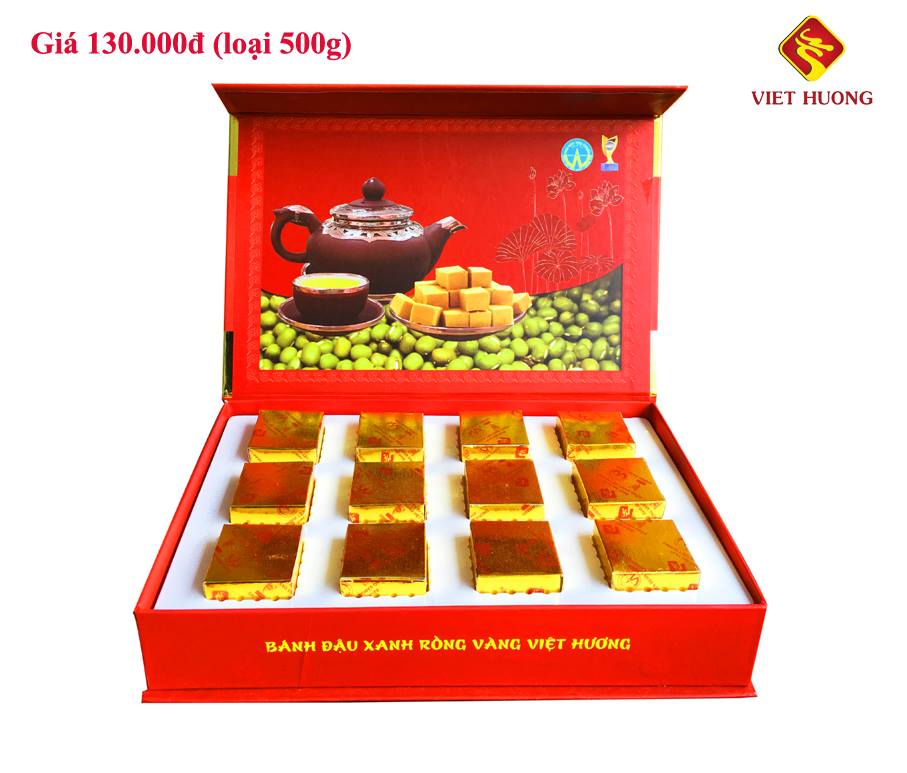 Bánh đậu xanh hộp chữ nhật